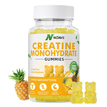 Pineapple Creatine Gummies 5g - Muscle & Energy Boost