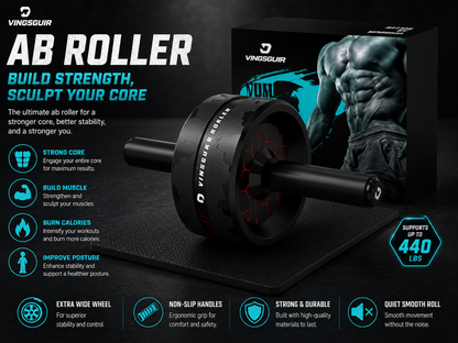 Dual-Wheel Ab Roller Kit