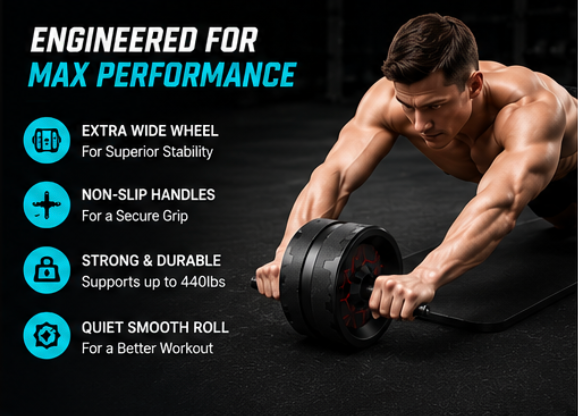 Dual-Wheel Ab Roller Kit