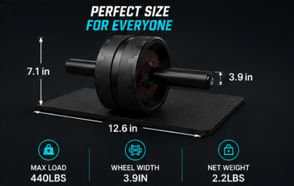 Dual-Wheel Ab Roller Kit